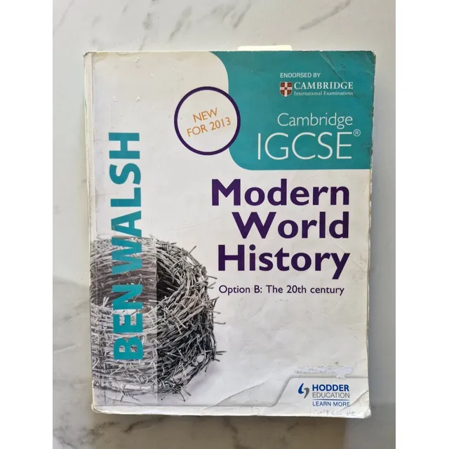 Libro Modern World History Igcse