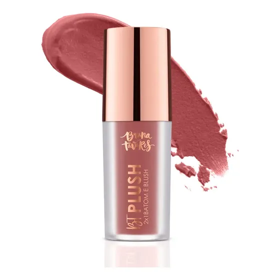 Bt Plush Multifuncional 2x1 Batom E Blush Bruna Tavares Cor Vintage