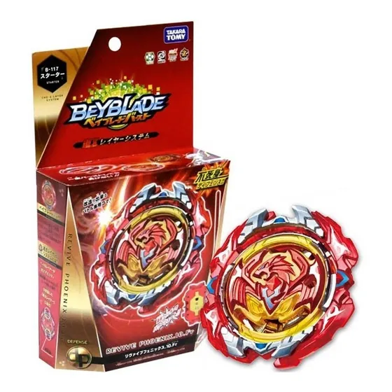 Lanzador Beyblade Burst Fenix Revive B117 Takara Tomy + de color rojo