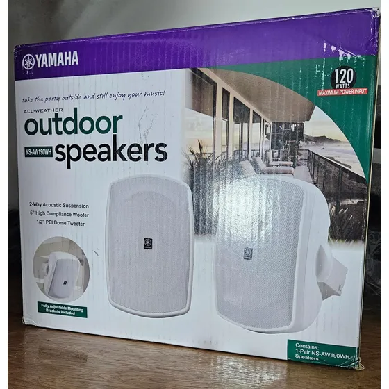 Cornetas Yamaha Outdoor 2 Vías Blancas - Para 120w