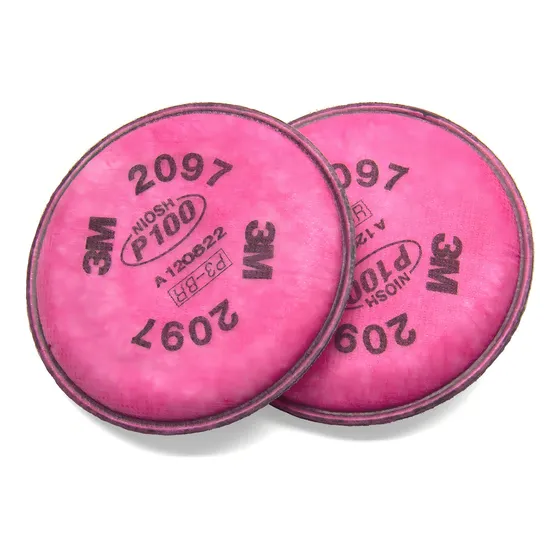 Filtros 3m 2097 Partículas, Vapores Orgánicos Y Humo Metalic Color Magenta