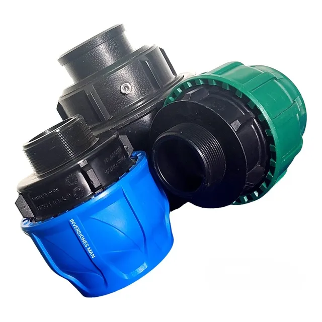 Adaptador Macho Riego Acople Manguera 75 Mm X 2 1/2 PuLG