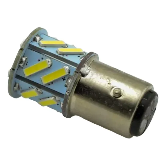 Bombillo Led 2 Contactos Fijo Y Parpadeo Freno Stop
