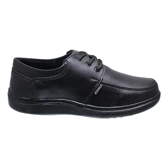 Zapato Colegial Ajuste Cordones Para Niños