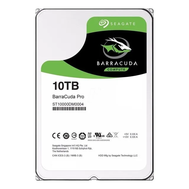 interno Seagate Barracuda Pro ST10000DM0004 10TB plata