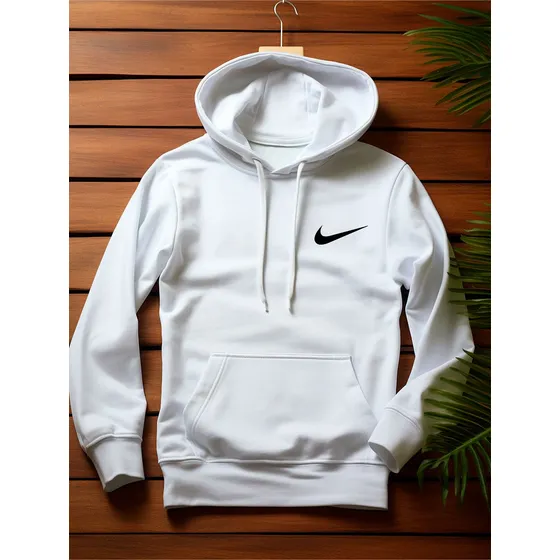 Sueter Blanco Nike Con Capucha