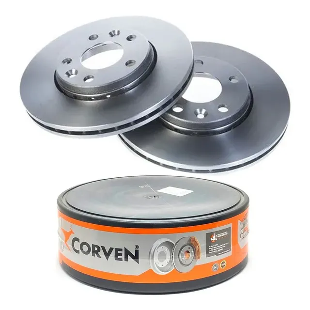 Kit X2 Disco Freno Corven Renault Fluence 280mm 2011 - 2022