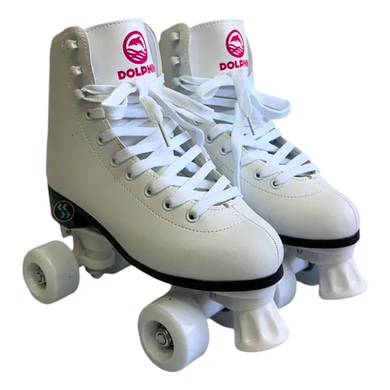 Patines Artisticos Infantil Bota Eco Cuero Semi Profesional