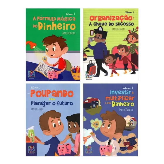 Coleção Educação Financeira Com 4 Livros