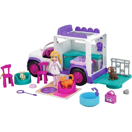 Polly Pocket - Hospital Movil De Animalitos Gfr04