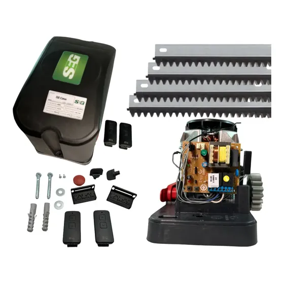 Motor de portón residencial SEG Solo Next 1\u002F5 color negro | Cuotas sin interés