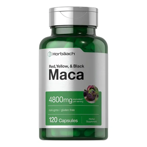 Suplemento Maca 4800mg X 120 Cápsulas Horbaach