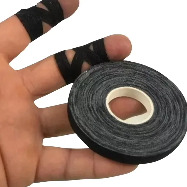 Finger Tape Grips Jiu Jitsu Judô Kit C/6 Preto Proteção Resi