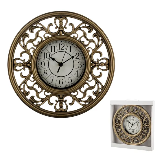 Relógio De Parede Retrô Antigo Engrenagem Vintage Decoração