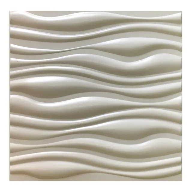 Placa 3d Pvc Revestimiento Pared Panel 50x50  4 Modelos