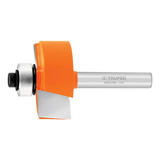 Broca Para Router Rebajado 1-1/4'' 32mm Balero Truper 11477 Broca Para Router Rebajado 1-1/4'' 32mm Balero Truper 11477