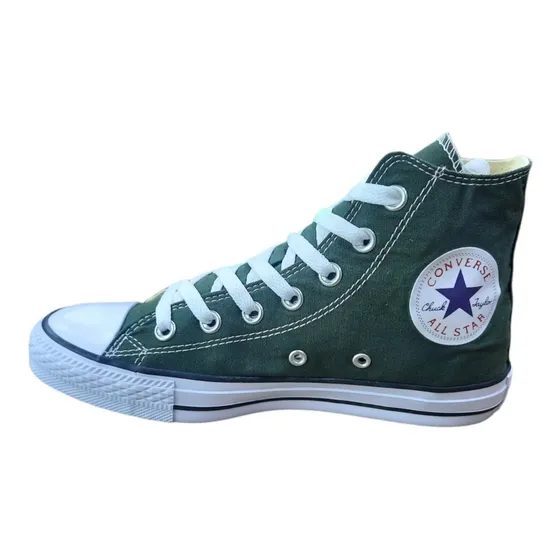 Tenis Bota Converse Clásico Verde Militar Unisex Caja