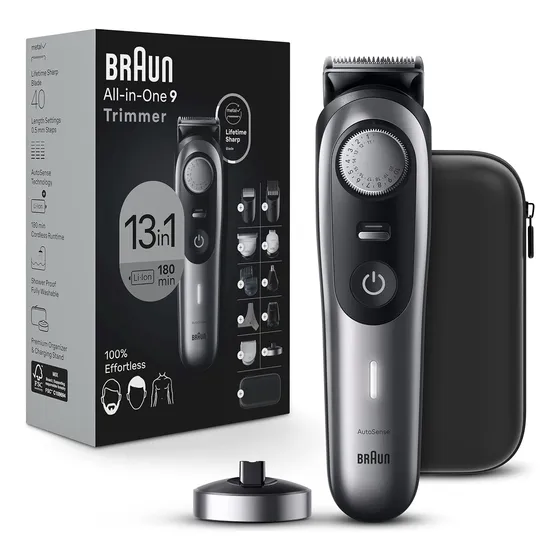 Kit Todo En Uno Trimmer Braun Style Series 9 9440 Para Hombr