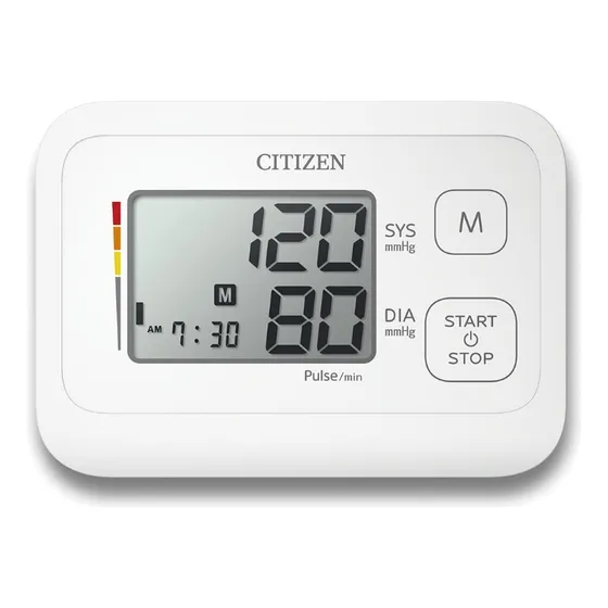 Monitor de presión arterial digital de brazo automático Citizen CHU-304 blanco