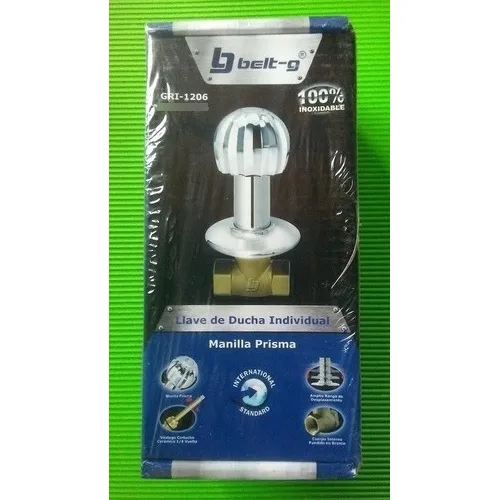 Llave Ducha Marca Belt-g De 1/2. Gri-1206