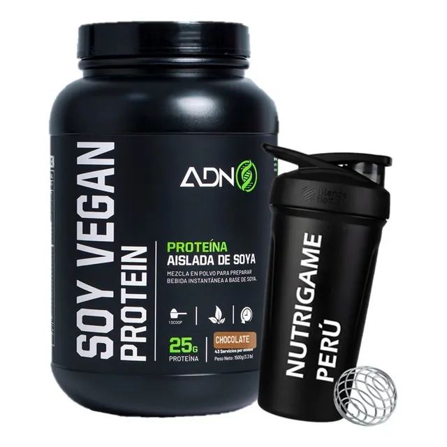 Soy Vegan Protein 1.5 Kg Proteina Vegana Adn - Tienda Fisica