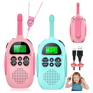 Walkie Talkies 22 Canales 3km Para Niños Juguete Regalo 2pcs Walkie Talkies 22 Canales 3km Para Niños Juguete Regalo 2pcs