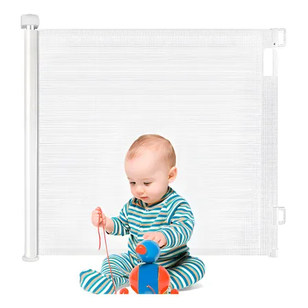 Puerta De Seguridad Retractil Para Bebés Y Mascotas Kidscool