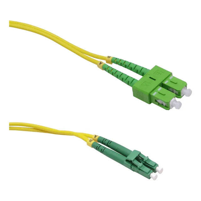 6mt Sc/apc-lc/apc Monomodo Sm Duplex Jumper Cable Fibra 9/12