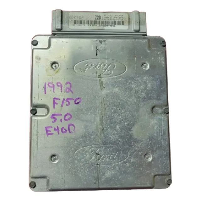 92 93 Ford F150 5.0 Ecu Ecm Module Pcm Z2d F2tf-12a650-aha