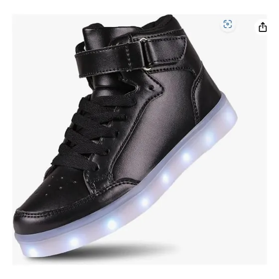 Zapatos Con Luz Led Para Niños Y Niñas