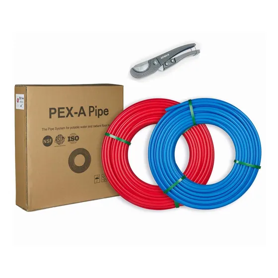 Efield Pex-a Tubo Azul Rojo Pie Longitud Para Agua Fria