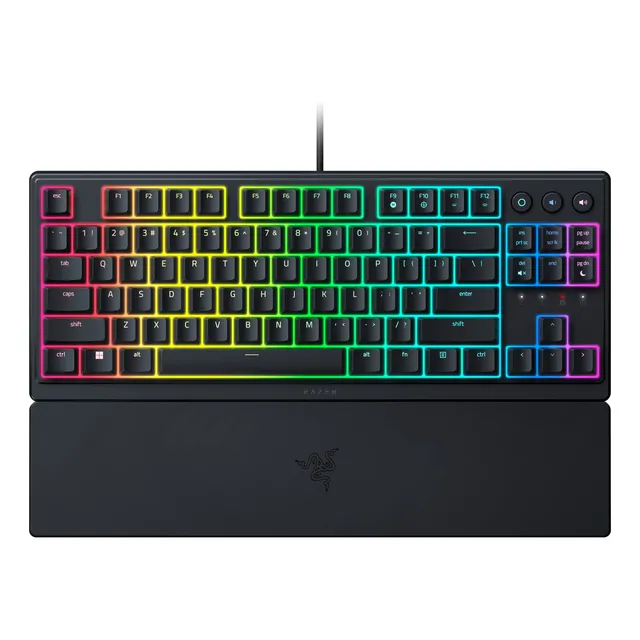 Razer Ornata V3 Tkl: Teclado Gaming Rgb, Resistente Y Cmodo