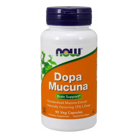 Dopa Mucuna De 90 Cápsulas Vegetarianas De Supplement Now Fo