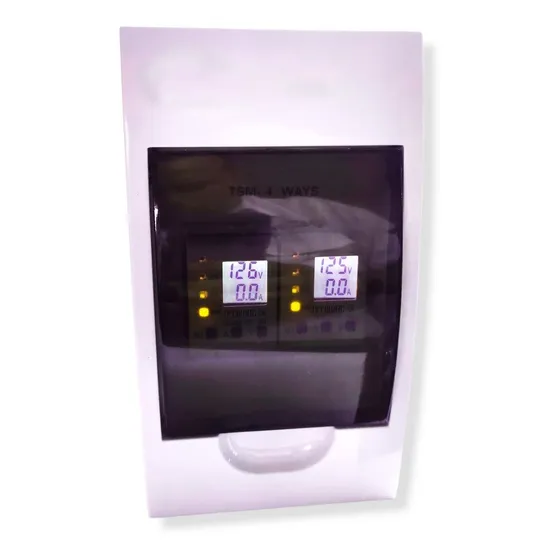 Kit 2 Protectores De Voltaje Casa 80a 120v Ajustable + Caja