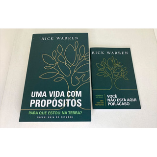 Kit Uma Vida Com Propósitos + Você Não Esta Aqui Por Acaso Kit Uma Vida Com Propósitos + Você Não Esta Aqui Por Acaso