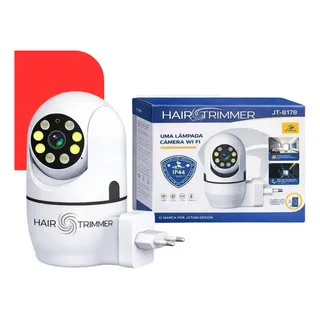 Camera Segurança Tomada 360 Wifi Ip Full Hd Visão Noturna Monitoramento Interno Conexão Sem Fio Controle App Smartphone Vigilância Residencial Modelo Jt8178 Hair Trimmer Wi-fi