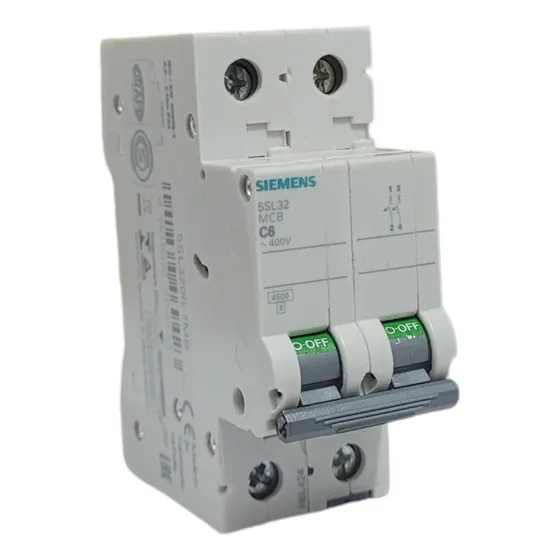 Disjuntor Siemens 5sl3 206-7mb 2p 6a Curva C 4,5ka 400v
