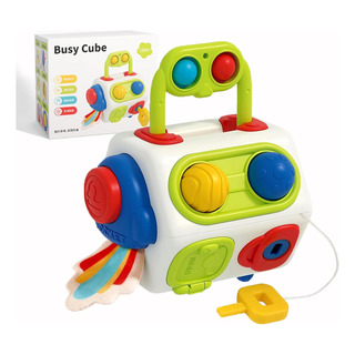 Cubo Ocupado Para Niños Pequeños De 1 A 3 Años, Juguetes Mon Cubo Ocupado Para Niños Pequeños De 1 A 3 Años, Juguetes Mon