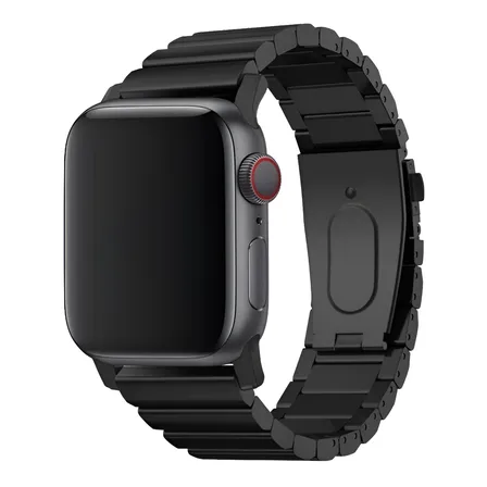 Correa De Acero Inoxidable Rock Para Apple Watch 44 / 45 /