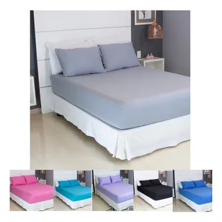 Jogo De Lençol Cama Queen Size 3 Peças Box Liso Com Elåstico Malha 100% Algodão Cozzilar Toque Macio Hotel Pousada Cinza Jogo De Lençol Cama Queen Size 3 Peças Box Liso Com Elåstico Malha 100% Algodão Cozzilar Toque Macio Hotel Pousada Cinza