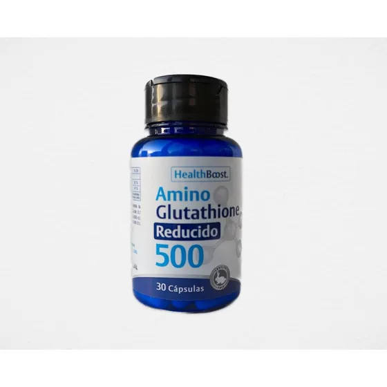 Health Boost Amino Glutathione 500 Vegano (30 Cápsulas)