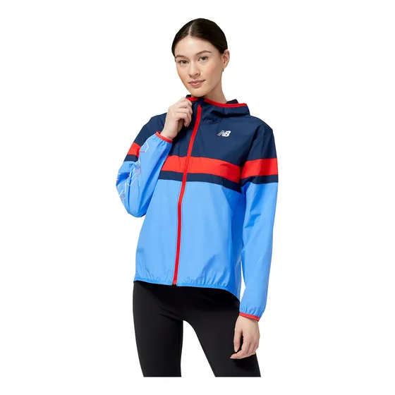 Campera New Balance De Dama - Wj23237bl4