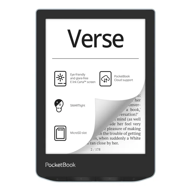 Pocketbook Verse E-reader Con Pantalla Táctil Hd De 6 Y Luz