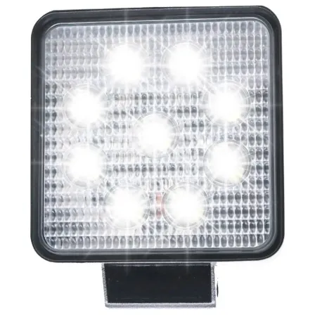 Refletor Holofote 9 Leds Luminária Luz Branca 12v 24v Jardim