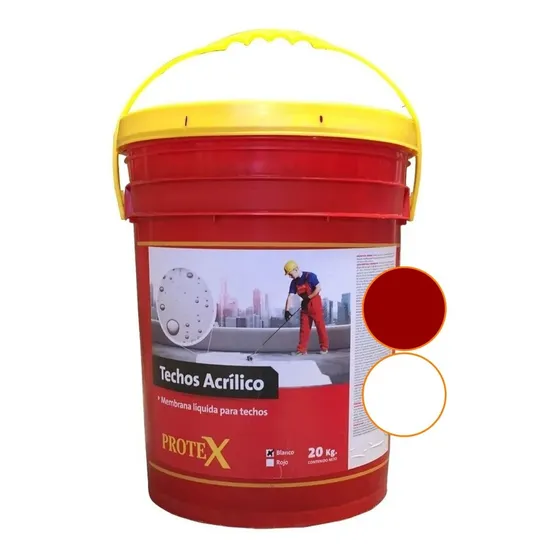Membrana Liquida Acrílica Protex Techos 20 Kg Impermeable