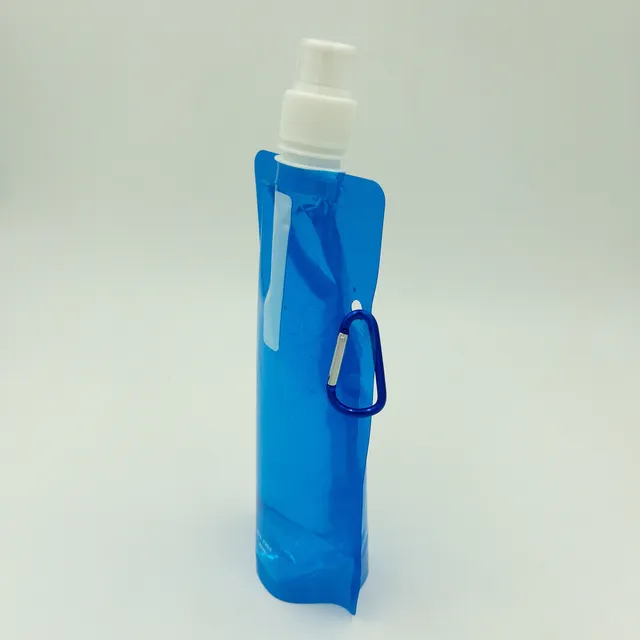 Botella De Agua Flexible Plegable 480cc