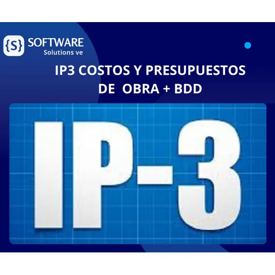 Ip3 Costos Y  Presupuestos De Obra, Con Base De Datos Actual