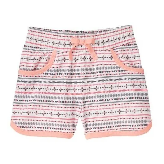Shorts Corto Playero Con Bolsillos Y Lazito Algodón Niñas 