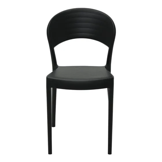 Silla de comedor Tramontina Brasil Tramontina Sissi con respaldo cerrado Eco color negro