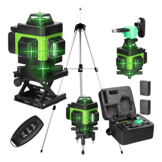 Nível Á Laser Verde 4d 16 Linhas 360 Profissional Com Tripé Nível Á Laser Verde 4d 16 Linhas 360 Profissional Com Tripé